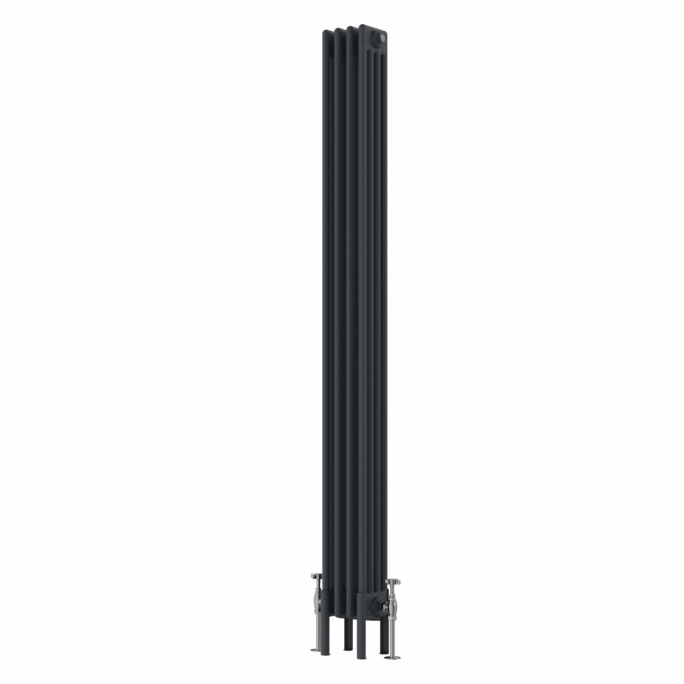 (1800X200mm) Right Radiators Horizontal Traditional 4 Column Cast Iron Style Radiator 5063123980777