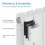 Right Radiators 600x413mm Horizontal Double Oval Column Designer Radiator White 1