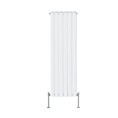 Right Radiators 1600x408 mm Vertical Double Flat Panel Designer Radiator White 1