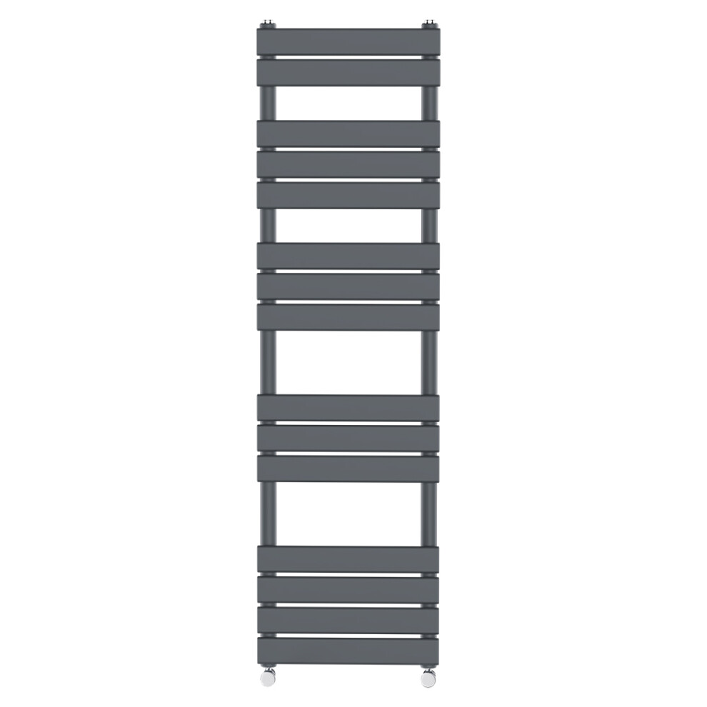 Right Radiators 1600X450 Mm Flat Panel Heated Towel Rail Radiator Bathroom Ladder Warmer Anthracite 5063123416771