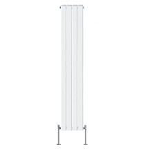Right Radiators 1800x272 mm Vertical Double Flat Panel Designer Radiator White