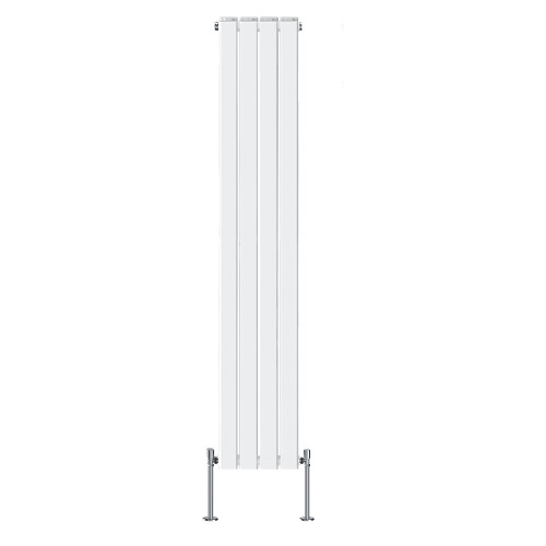 Right Radiators 1800x272 mm Vertical Double Flat Panel Designer Radiator White