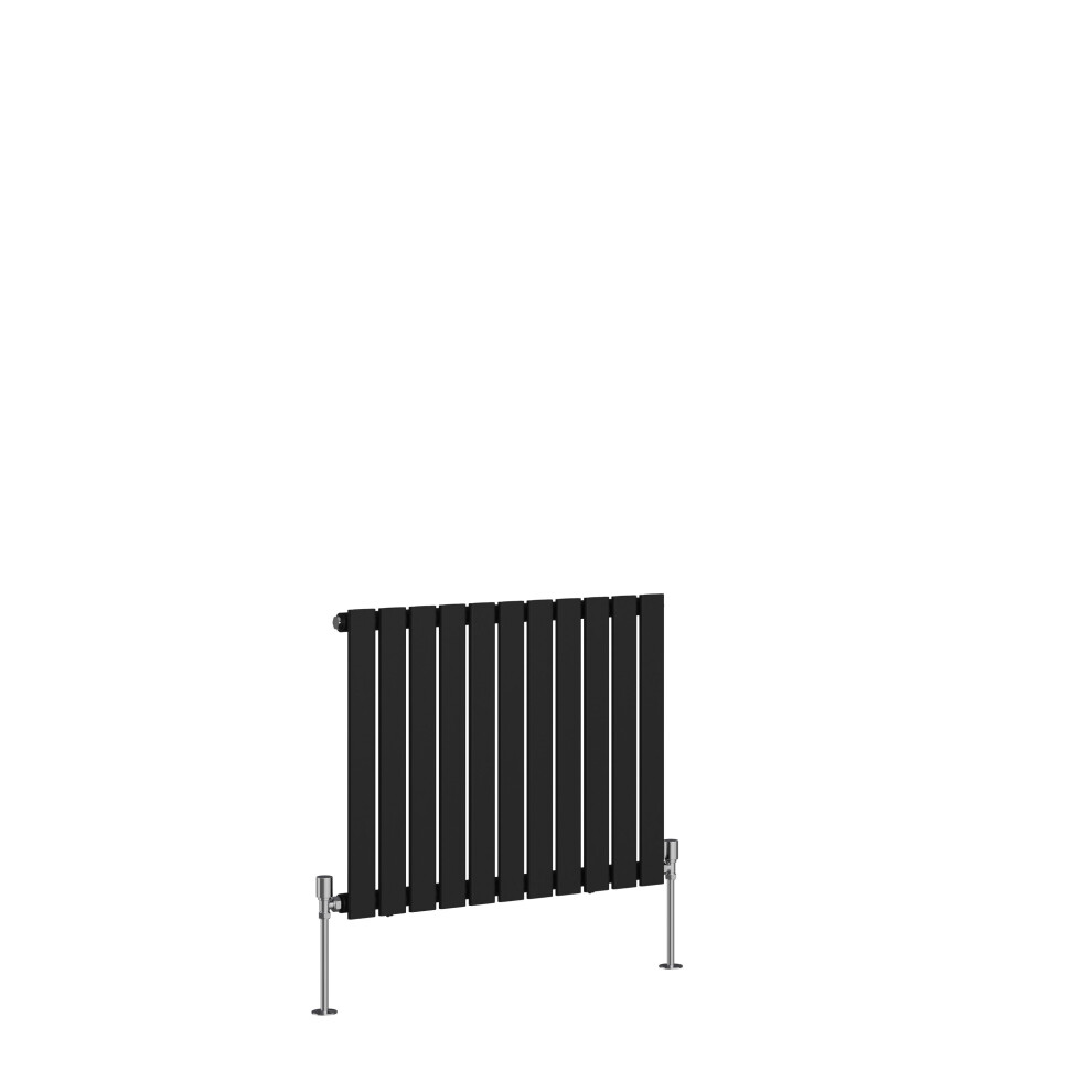 Right Radiators 600X748 Mm Horizontal Single Flat Panel Designer Radiator Black 5063123409605