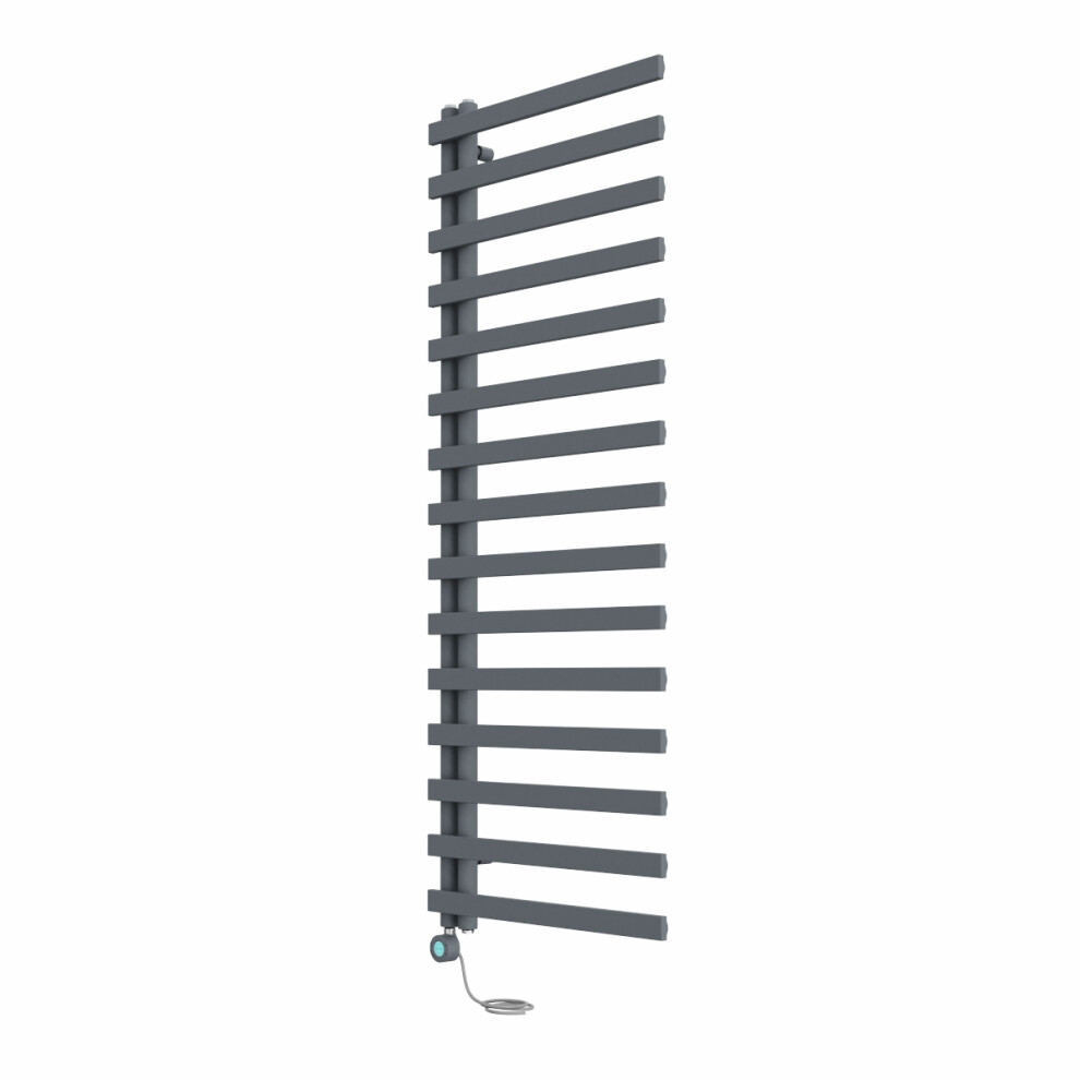 Right Radiators Prefilled Thermostatic Wifi Electric Heated Towel Rail Designer Ladder Warmer - 1600X600mm Sand Grey 5063123460125