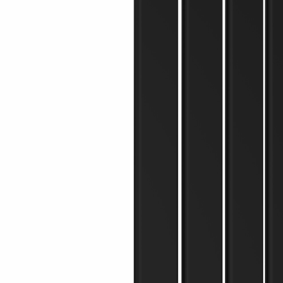 (1600X544mm) Right Radiators Single Vertical Designer Radiator Flat Panel Rads With Angled Trv Thermostatic Valves 5063767942384