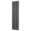 (1600x472mm) Right Radiators Horizontal Vertical Oval Column Designer Radiator Double Panel Anthracite+Angled TRV & Lockshield Valve 1