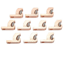10xLay-in Connector Pool Bonding Lug Copper Conductor Lay-in Connector for Grounding Swimming Pool and Conduits,4-14 AWG