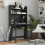 Homcom HOMCOM Writing Desk with Foldable Desktop for Bedroom, Home Office, Black 1