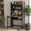 Homcom HOMCOM Writing Desk with Foldable Desktop for Bedroom, Home Office, Black 9