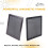 Computer Case Magnetic Dust Filter Mesh PC Case Cooling Fan Computer Guard Cover Horn Net 12 X 12cm 4