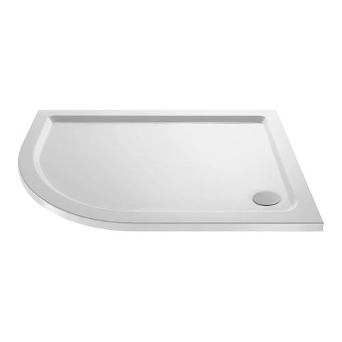 NES Home LH 900mm x 800mm Offset Quadrant Shower Tray