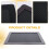 Computer Case Magnetic Dust Filter Mesh PC Case Cooling Fan Computer Guard Cover Horn Net 12 X 12cm 5