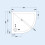 NES Home RH 900mm x 800mm Offset Quadrant Shower Tray 3