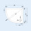 NES Home LH 900mm x 760mm Offset Quadrant Shower Tray 3
