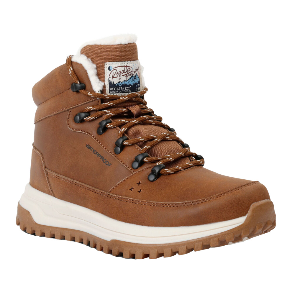 Regatta Sherbourne Women's Ankle Boots Waterproof Leather Lace Up Brown Size 6 UK - Image 3