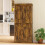Homcom HOMCOM 180cm Kitchen Pantry, KitchenStorage Cabinet with Shelves, Brown 2