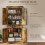 Homcom HOMCOM 180cm Kitchen Pantry, KitchenStorage Cabinet with Shelves, Brown 4