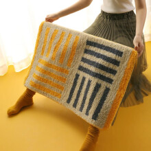 (City of the Sky -2) 40x60cm Bathroom Absorbent Mat Non-Slip Floor Mat for Toilet Entry Door Indoor Doormat Japanese and Korean Style Rug