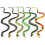 (6pcs) Realistic Static Crawling Wildlife Model Set - Prank Python Rattlesnake Cobra, Lifelike PVC Material Fun Toy 3