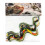 (6pcs) Realistic Static Crawling Wildlife Model Set - Prank Python Rattlesnake Cobra, Lifelike PVC Material Fun Toy 5