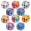 (Pattern) Christmas Stress Relief Fidget Cube Set Adults Kids Infinite Magic Cube Decompression Toy Spinning Cube Gift 1