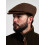 JACK PYKE JACK PYKE Newsboy Flat Cap Brown Tweed 58cm 5