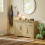 Homcom HOMCOM Sideboard with Soft-Close Doors, Modern Storage Cabinet Natural 9