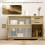 Homcom HOMCOM Sideboard with Soft-Close Doors, Modern Storage Cabinet Natural 4