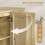Homcom HOMCOM Sideboard with Soft-Close Doors, Modern Storage Cabinet Natural 6