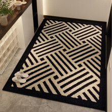 (HOME) 50X80CM New Chinese Style Premium Door Mat Entryway Rug Living Room Hallway Bedside Carpet Dirt Resistant Indoor Doormat