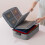 (lockless-navy blue) Multi-Layer Document Organizer Bag, Large Capacity Home File Holder, Passport ID Card Storage Case, Multi-Functional Card Holder 1