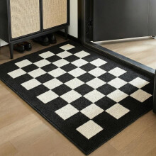 (Vidal) 50x80cm Home Entry Door Mat Indoor Entrance Rug Durable Dust Absorbent Non-Slip Floor Carpet for Kitchen Bathroom