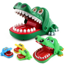 (Large) Large Crocodile Finger Biting Toy, Shark Tooth Extraction Game, Hand-Biting Crocodile Parent-Child Prank Toy