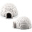 (5pcs Christmas tree) Mini Arctic Igloo Model Snow Hut Christmas Tree Sand Table Landscape Static Decor Ornament 2