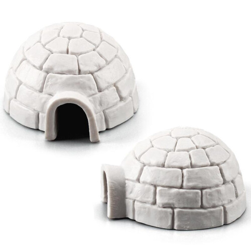 (5pcs Christmas tree) Mini Arctic Igloo Model Snow Hut Christmas Tree Sand Table Landscape Static Decor Ornament 1