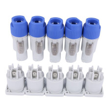 100 Set PowerCON Tipo una NAC3FCA + NAC3MPA-1 Adaptador de Panel de Enchufe de Chasis