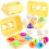 (Dinosaur) 6PC Baby Early Learning Smart Eggs Simulation Twisted Eggs Shape Vegetable Matching Toy Educational 4