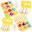 (Dinosaur) 6PC Baby Early Learning Smart Eggs Simulation Twisted Eggs Shape Vegetable Matching Toy Educational 5
