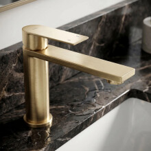 Bathroom Faucet Rea Hunter Brush Gold Low