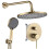 Κρυφό Σετ Ντους Rea Lungo Stripe Gold Brush + Box 1