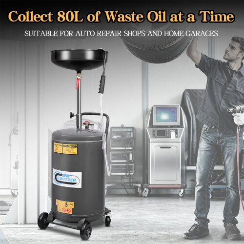 Switzer SwitZer 80L Waste Oil Drainer Grey 1