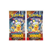 Pokemon Cards Surging Sparks, English - Booster Bundle including 2 Pokemon Booster Packs - TCYM Product