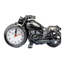 (1pcs, Silvery) .>Motorcycle Home Alarm Clock Home Decor Ornaments Q7W1