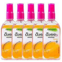 (Rose) (Tangerine) 5x 80ml Mosquito Spray Thailand Plant Anti-mosquito Bite Swelling Itching Mosquito Repellent Liquid Spray For Body Pest Killer New