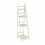 Witte trap met houten bloemen 9