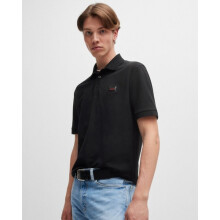 (M, Black) Hugo Polo Shirt in Black