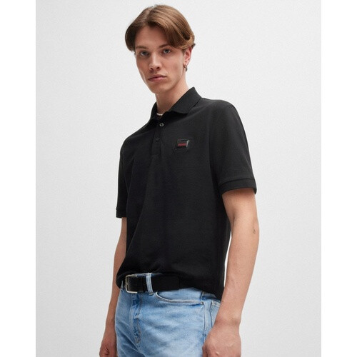 Hugo Boss (M, Black) Hugo Polo Shirt  in Black