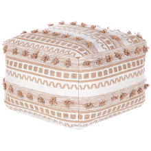Pouffe KARAW Cotton Beige