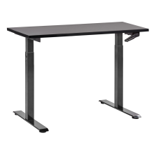 Manual Adjustable Standing Desk DESTINES 120 cm 72 cm Black