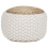 Beliani Pouffe AIZA Cotton White 1